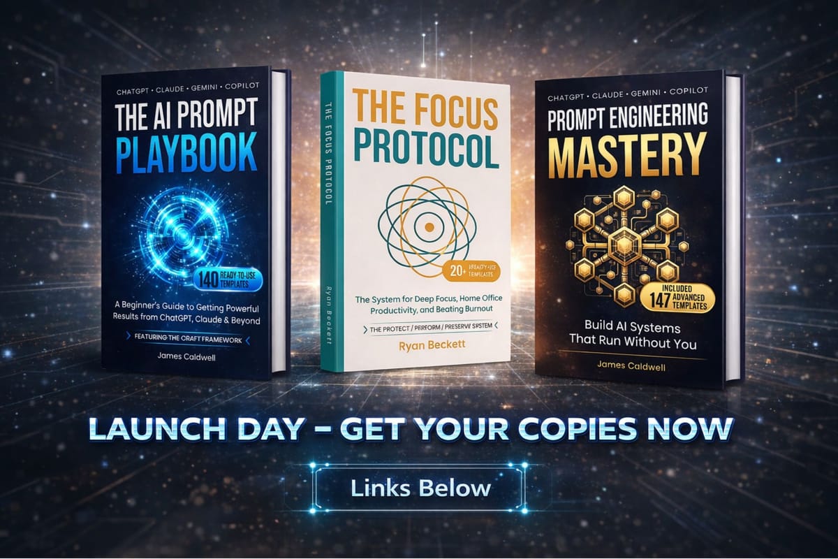 I Just Published 3 Books — Here's What I Built and Why